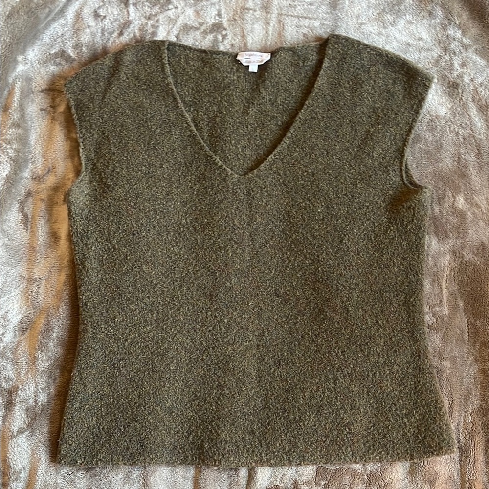 Max Mara V-Neck Sleeveless Knit Top